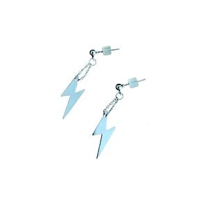 Lightning dangle earrings